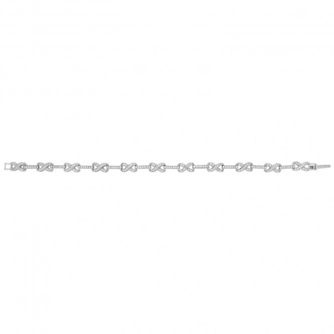 Silver Ladies Zirconia Bracelet G2566Acotis Silver JewelleryTH - G2566