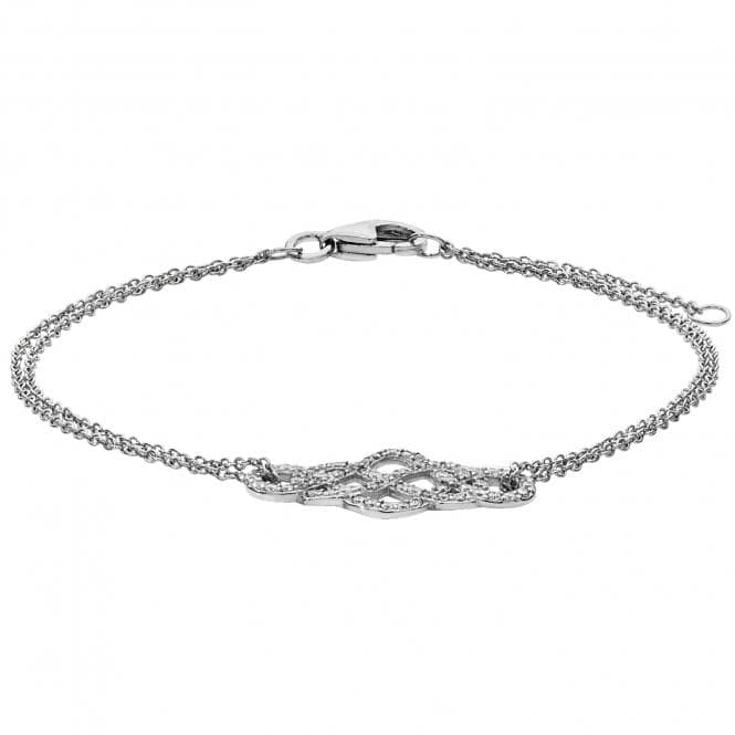 Silver Ladies Zirconia Bracelet G2581Acotis Silver JewelleryTH - G2581