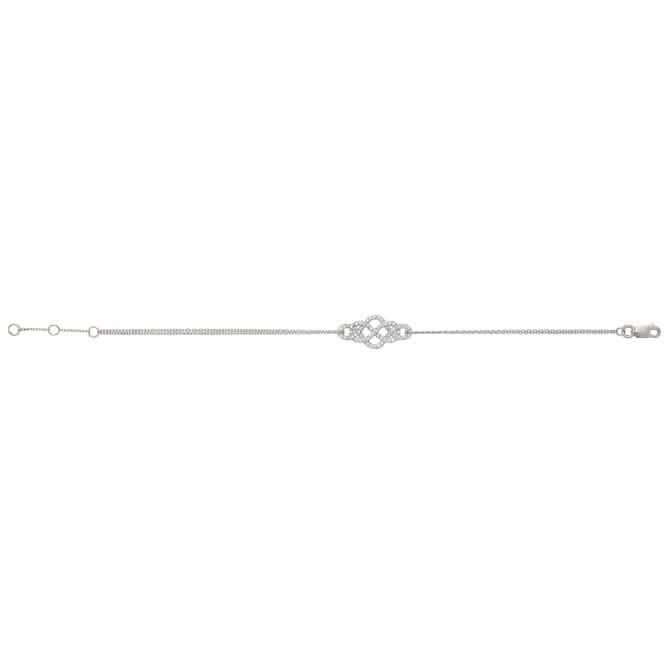 Silver Ladies Zirconia Bracelet G2581Acotis Silver JewelleryTH - G2581