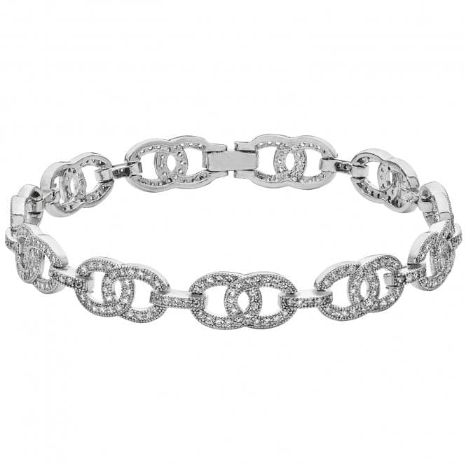 Silver Ladies Zirconia Bracelet G2585Acotis Silver JewelleryTH - G2585