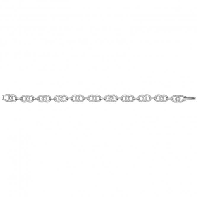 Silver Ladies Zirconia Bracelet G2585Acotis Silver JewelleryTH - G2585