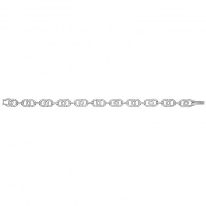 Silver Ladies Zirconia Bracelet G2585Acotis Silver JewelleryTH - G2585