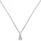 Silver Ladies Zirconia Pendant On Chain G3060CZAcotis Silver JewelleryTH - G3060CZ