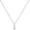 Silver Ladies Zirconia Pendant On Chain G3267Acotis Silver JewelleryTH - G3267