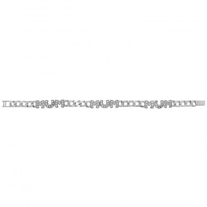 Silver Ladies Zirconia Triple Mum Braclet G2135Acotis Silver JewelleryTH - G2135