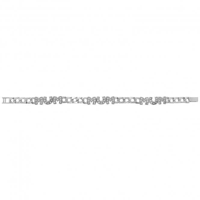 Silver Ladies Zirconia Triple Mum Braclet G2135Acotis Silver JewelleryTH - G2135