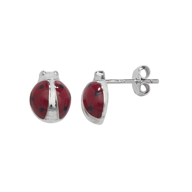 Silver Ladybird Stud Earrings G51105Acotis Silver JewelleryTH - G51105