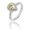 Silver Large Claw Set Pear Shape Halo Style Cubic Zirconia Ring SRG0016YZSilver & CoSRG0016YZ/J