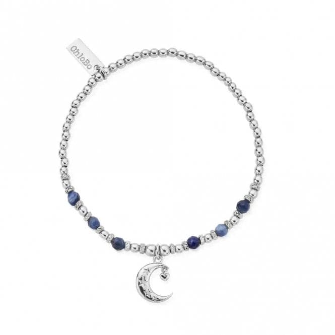 Silver Love By The Moon Sodalite Bracelet SBSFR3346ChloBoSBSFR3346