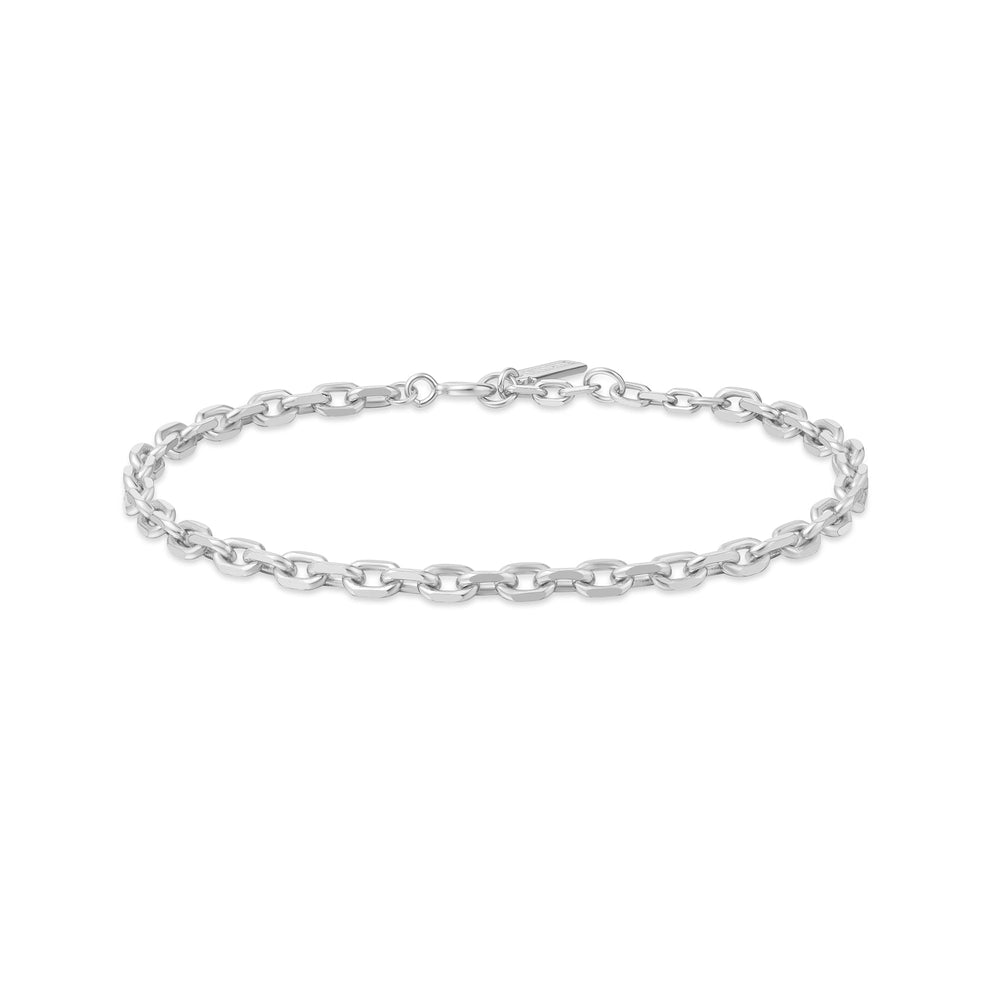 Silver Medium Chain Bracelet B062 - 03HAnia HaieB062 - 03H