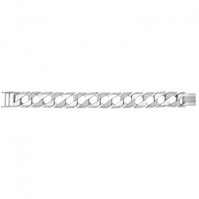 Silver Men's Cast Bracelet G2199Acotis Silver JewelleryTH - G2199