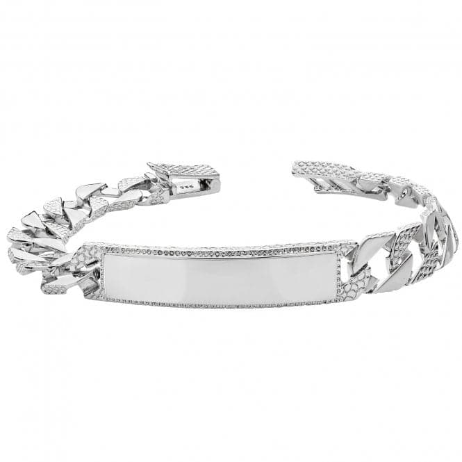 Silver Men's Cast Id Bracelet G2484Acotis Silver JewelleryTH - G2484