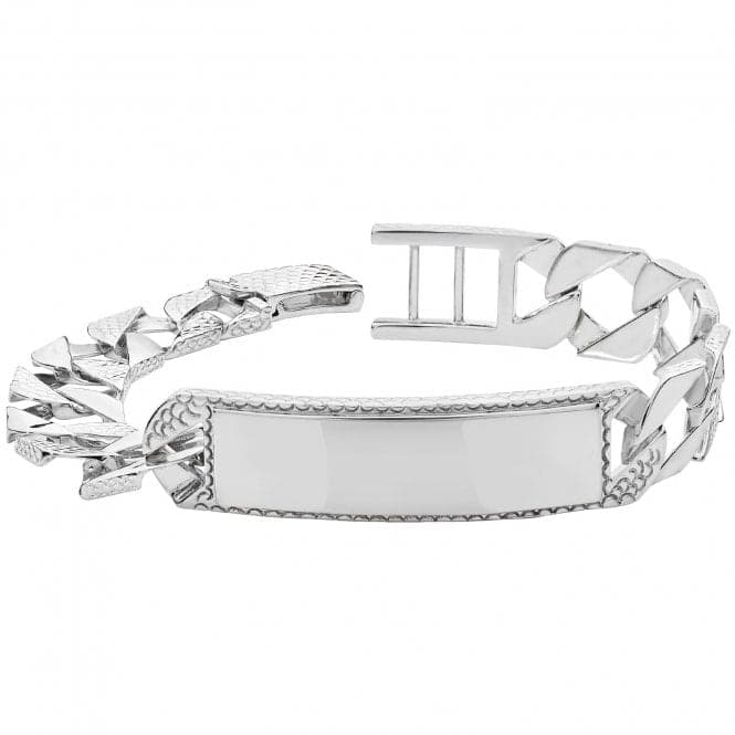 Silver Men's Cast Id Bracelet G2485Acotis Silver JewelleryTH - G2485