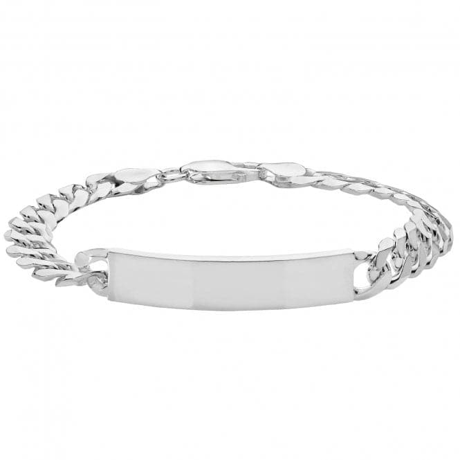 Silver Men's Curb Id Bracelet G2458Acotis Silver JewelleryTH - G2458