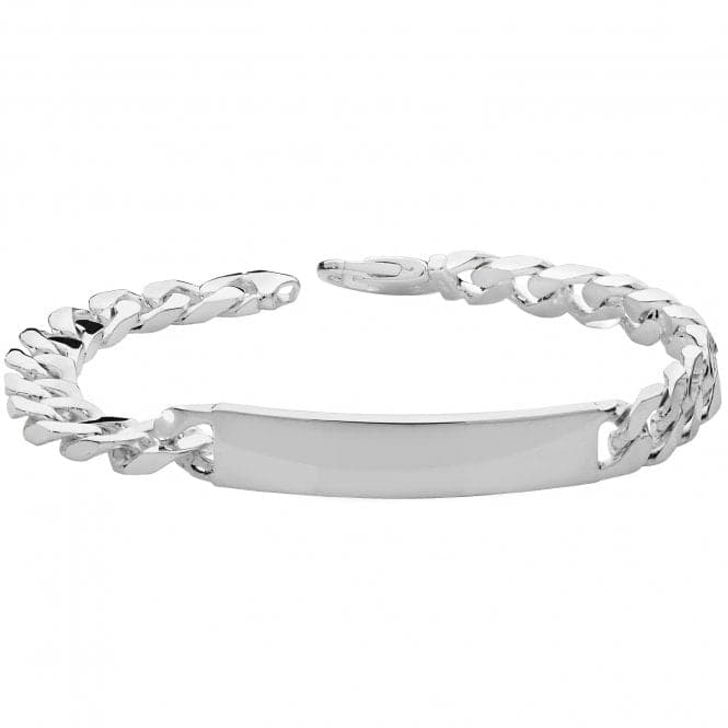 Silver Men's Curb Id Bracelet G2630Acotis Silver JewelleryTH - G2630