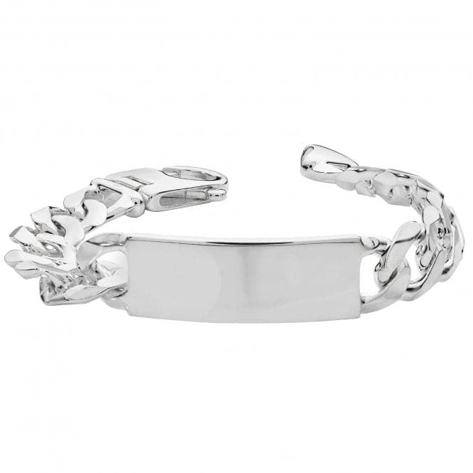 Silver Men's Heavy Curb Id Bracelet G2275Acotis Silver JewelleryTH - G2275