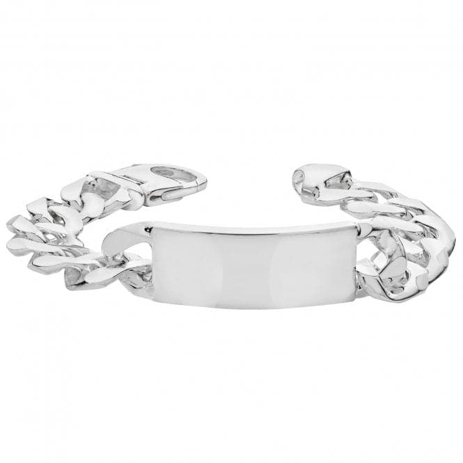 Silver Men's Heavy Curb Id Bracelet G2276Acotis Silver JewelleryTH - G2276