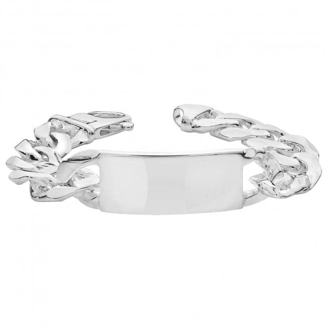 Silver Men's Heavy Curb Id Bracelet G2277Acotis Silver JewelleryTH - G2277