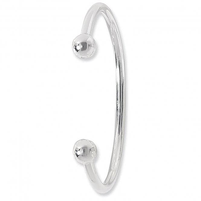 Silver Men's Torc Bangle G4021Acotis Silver JewelleryTH - G4021