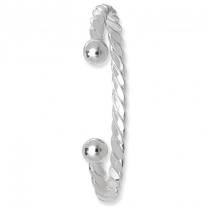 Silver Men's Twisted Torc Bangle G4095Acotis Silver JewelleryTH - G4095