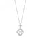 Silver Mother of Pearl Cubic Zirconia Clover Pendant SPG0069Silver & CoSPG0069