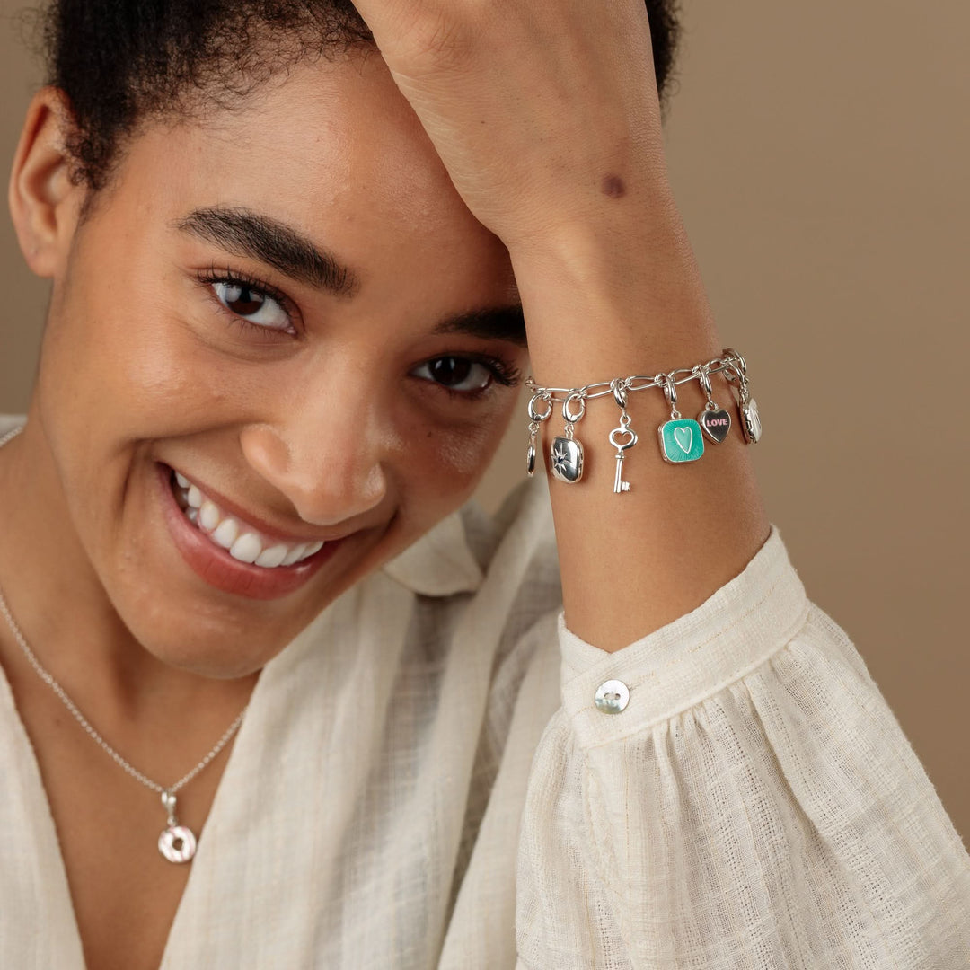 Silver My Story Charm Collector Bracelet CBRSMYSTY