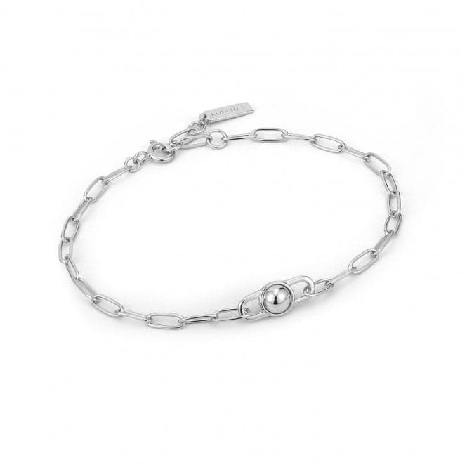 Silver Orb Link Chunky Chain Bracelet B045 - 02HAnia HaieB045 - 02H
