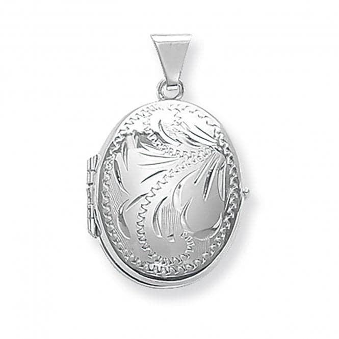 Silver Oval Family Locket G6583Acotis Silver JewelleryTH - G6583