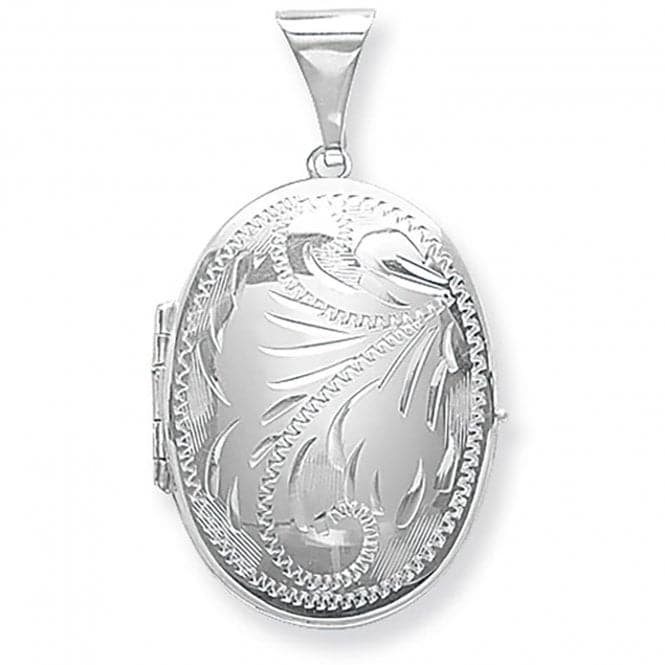 Silver Oval Family Locket G6593Acotis Silver JewelleryTH - G6593