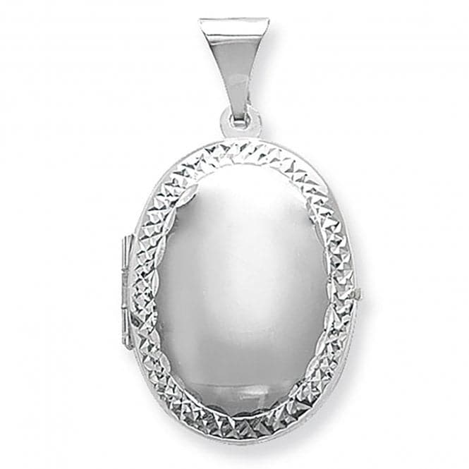 Silver Oval Locket G6608Acotis Silver JewelleryTH - G6608