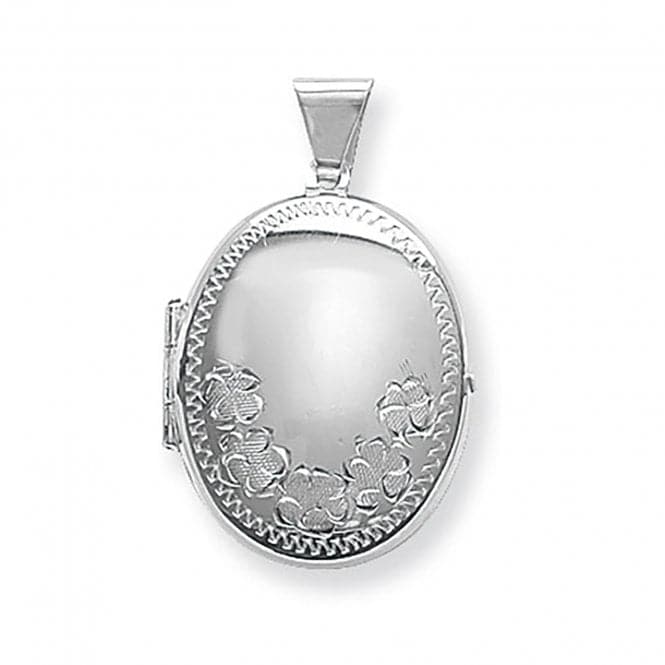 Silver Oval Locket G6611Acotis Silver JewelleryTH - G6611