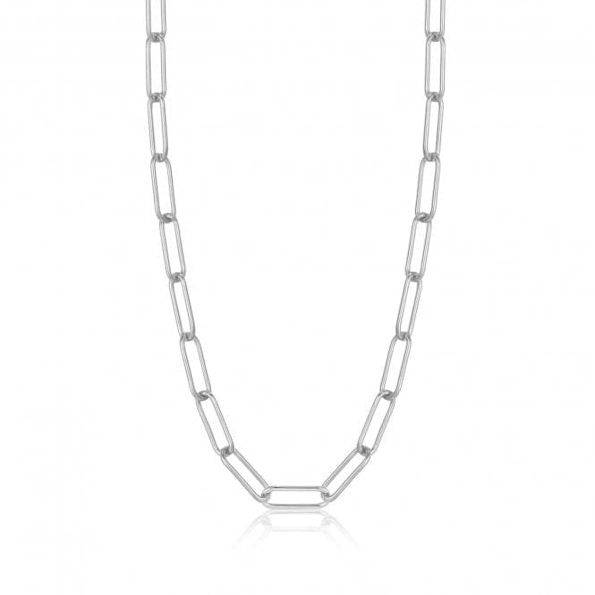 Silver Paperclip Chunky Chain Necklace N046 - 03HAnia HaieN046 - 03H