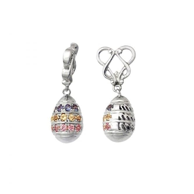 Silver & Pastel Sapphire Easter Egg Dangle Charm S161MULStorywheelsS161MUL