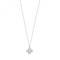 Silver Pave Set Clover Shape Cubic Zirconia Pendant SPG0060Silver & CoSPG0060