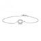 Silver Pave Set Open Long Cushion Shape Cubic Zirconia Bracelet SBG0038Silver & CoSBG0038