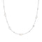 Silver Pearl and Star Station Necklace N065 - 09HAnia HaieN065 - 09H