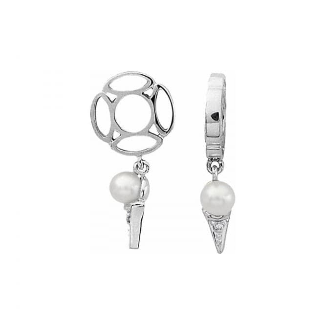 Silver Pearl & Diamond Ice Cream Dangle Charm S151PRLStorywheelsS151PRL