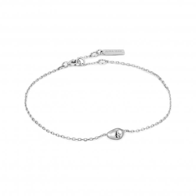Silver Pebble Sparkle Chain Bracelet B043 - 04HAnia HaieB043 - 04H