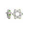 Silver & Peridot Cabochon Charm S018PStorywheelsS018P