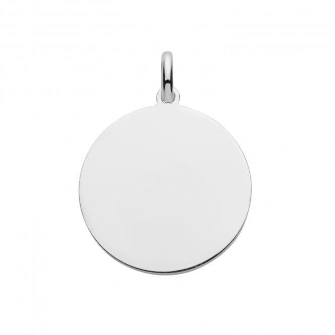 Silver Personalize Tags Round G61034Acotis Silver JewelleryTH - G61034