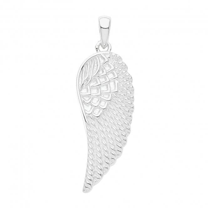 Silver rhodium Angel Wing Charm G61076Acotis Silver JewelleryTH - G61076