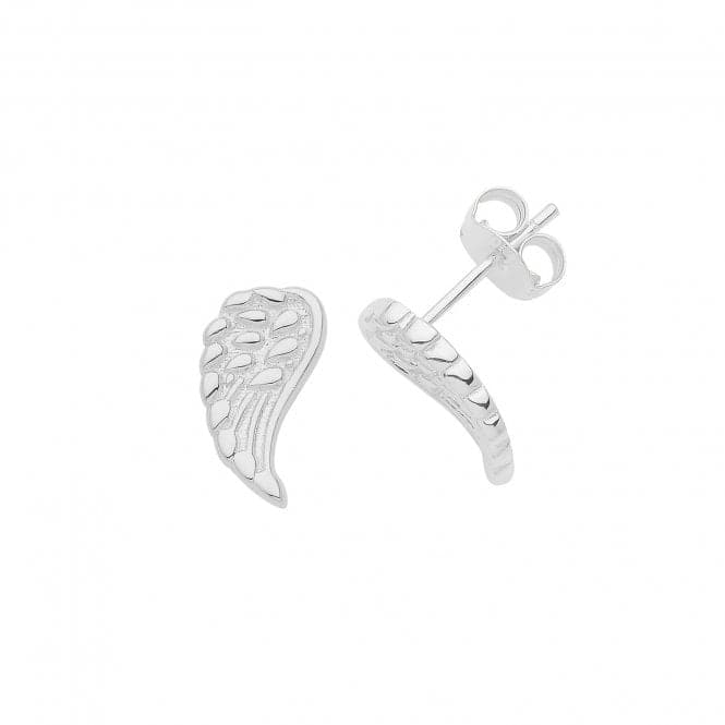 Silver rhodium Angel Wings Studs G51264Acotis Silver JewelleryTH - G51264