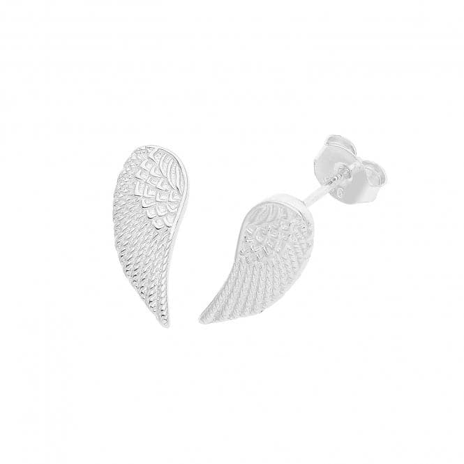 Silver rhodium Angel Wings Studs G51268Acotis Silver JewelleryTH - G51268