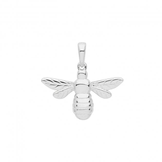 Silver rhodium Bee Charm G61057Acotis Silver JewelleryTH - G61057