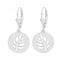 Silver rhodium Branch Drop Earrings G51257Acotis Silver JewelleryTH - G51257