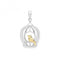 Silver rhodium Glod Plated Bird Cage Charm G61070Acotis Silver JewelleryTH - G61070