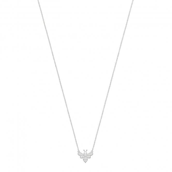 Silver rhodium Necklace With Bee G3390Acotis Silver JewelleryTH - G3390