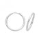 Silver rhodium Plated Clicker Earrings G51311Acotis Silver JewelleryTH - G51311