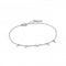 Silver Rhodium Plated Geometry Drop Discs Bracelet B005 - 03HAnia HaieB005 - 03H