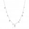 Silver Rhodium Plated Geometry Mixed Discs Necklace N005 - 01HAnia HaieN005 - 01H